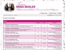 Tablet Screenshot of forum.irinareisler.ro
